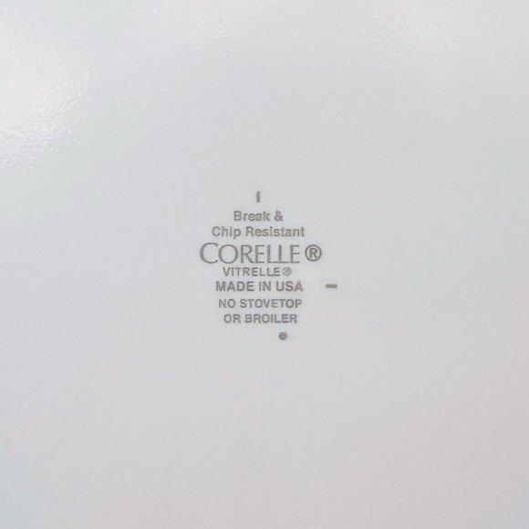 Corelle Impressions Splendor Vitrelle Glass Round Dinner Plate Plates Set of 4 - Picture 5 of 6